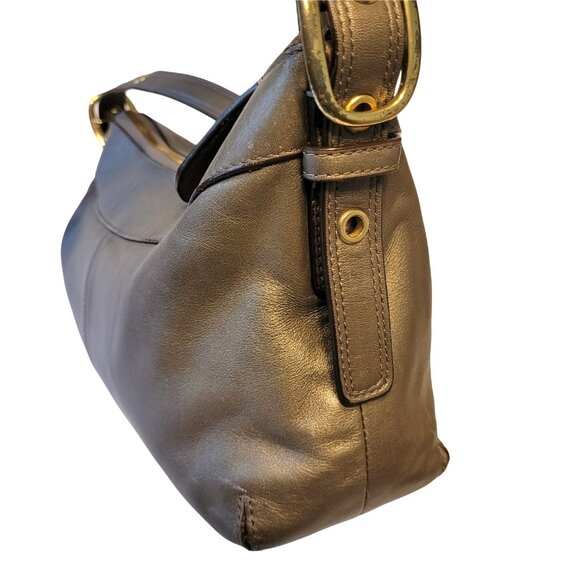 COACH Ashley Metallic East West Crossbody Bag - Picture 7 of 16